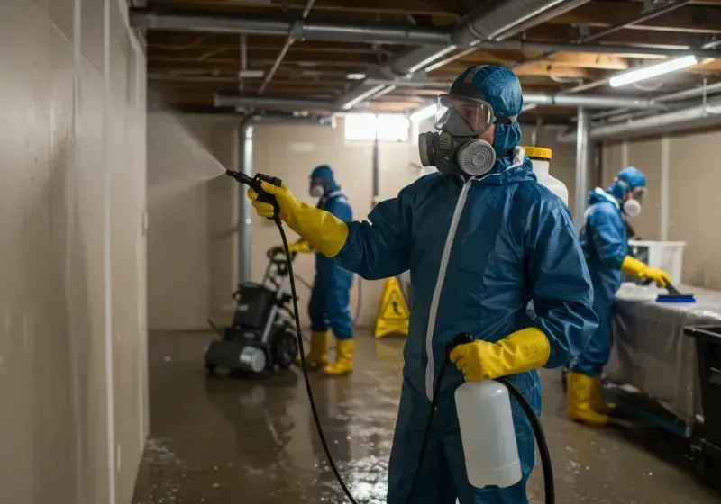 Basement Sanitization and Antimicrobial Treatment process in Ocean City, FL